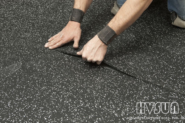 Gym Rubber Flooring Roll Hvsun-401 - Rubber Flooring,rubber Tiles 